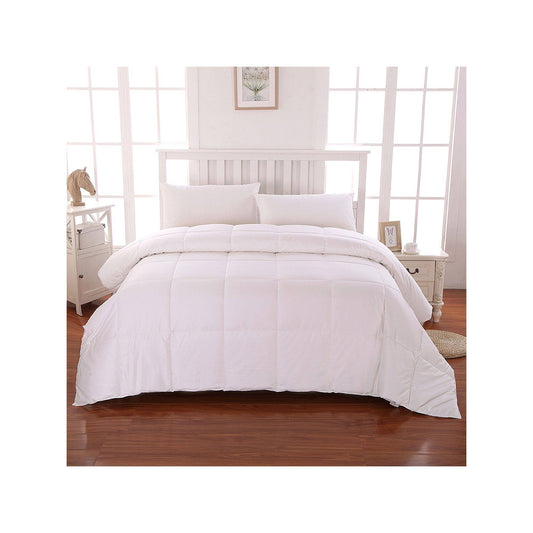 Colors Cotton-Filled Medium Warmth Down-Alternative Comforter, King, Black