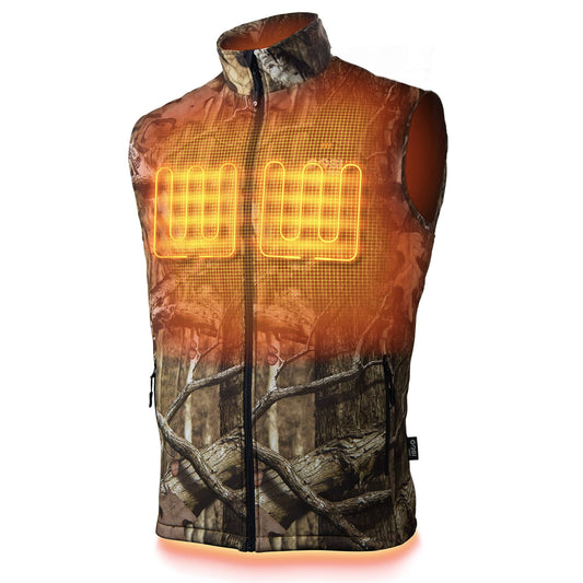 Colorado Mens Heated Hunting Vest - Mossy Oak Camo - 4xl / Mossy Oak Country Dna