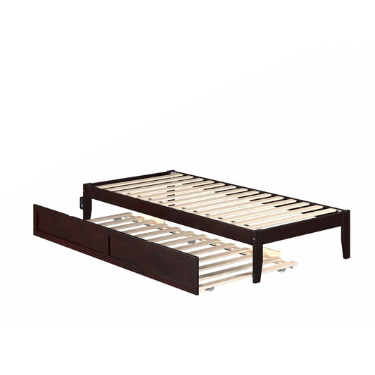 Colorado Bed With Twin Extra Long Trundle, Twin Extra Long, Espresso