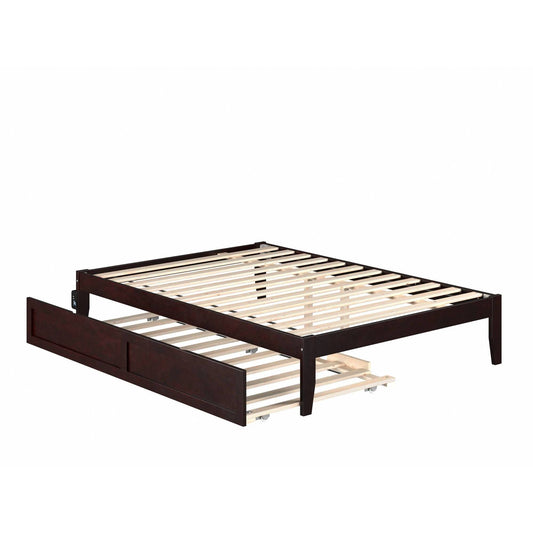 Colorado Bed With Twin Trundle, Full, Espresso